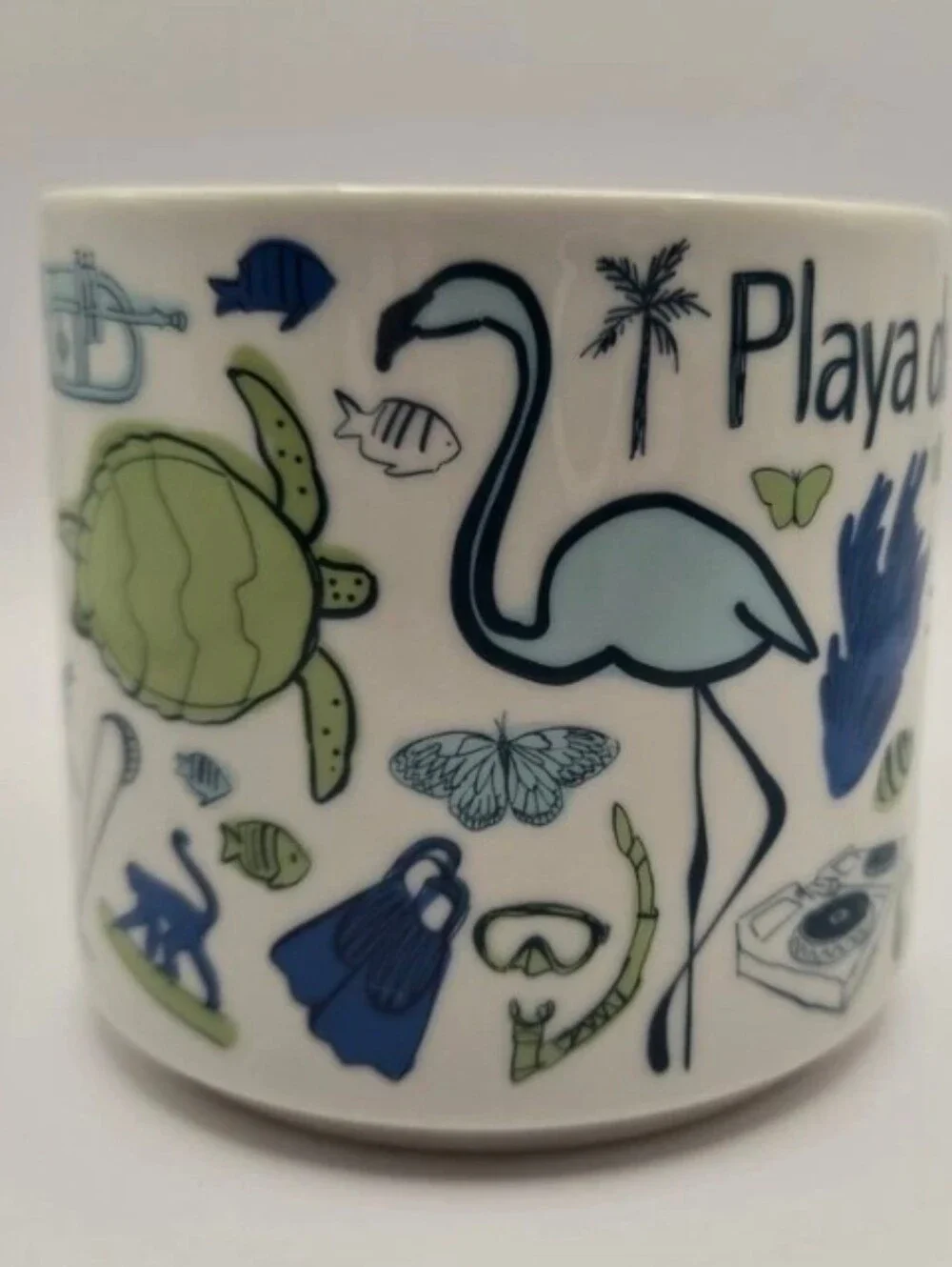 Starbucks Coffee Mug Playa del Carmen Been There Series 14 Oz